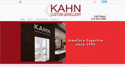 Desktop Screenshot of kahncustomjewellery.com